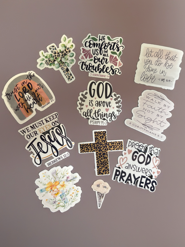 Bible verse stickers