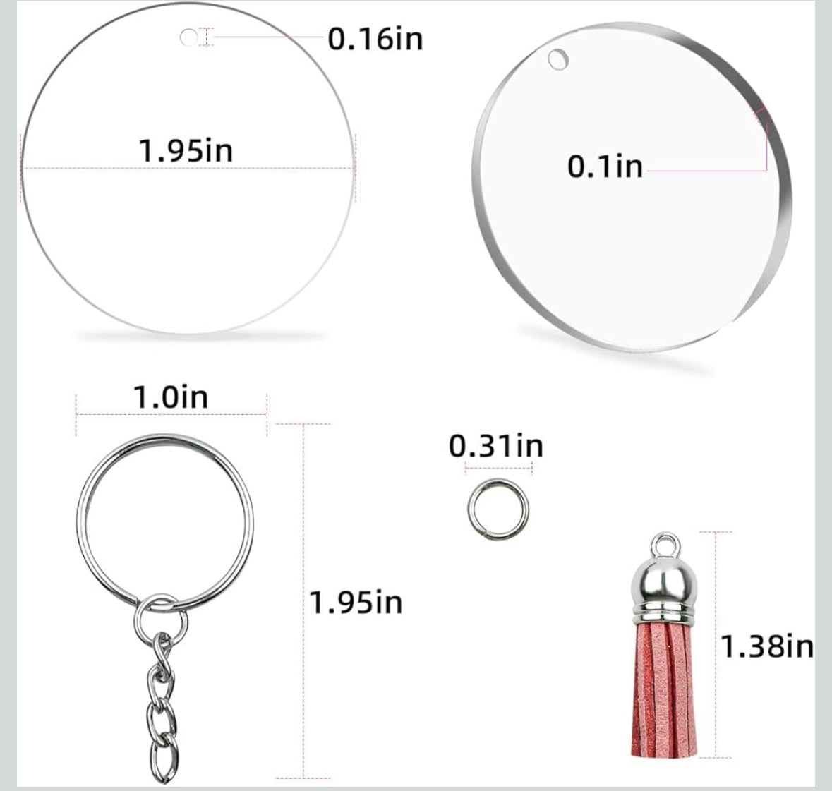 Sports Ball Keychain