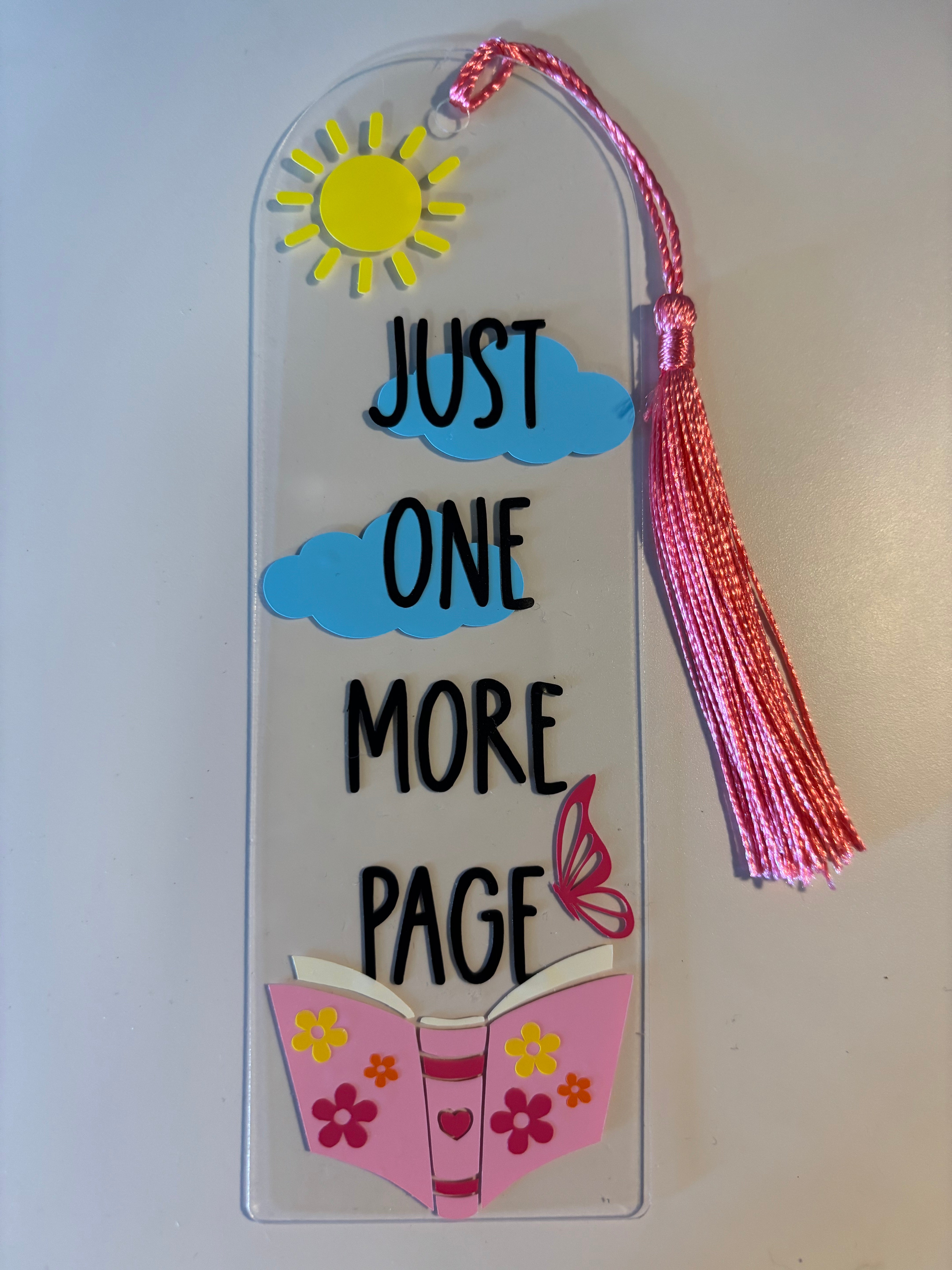 Just One More Page Bookmark